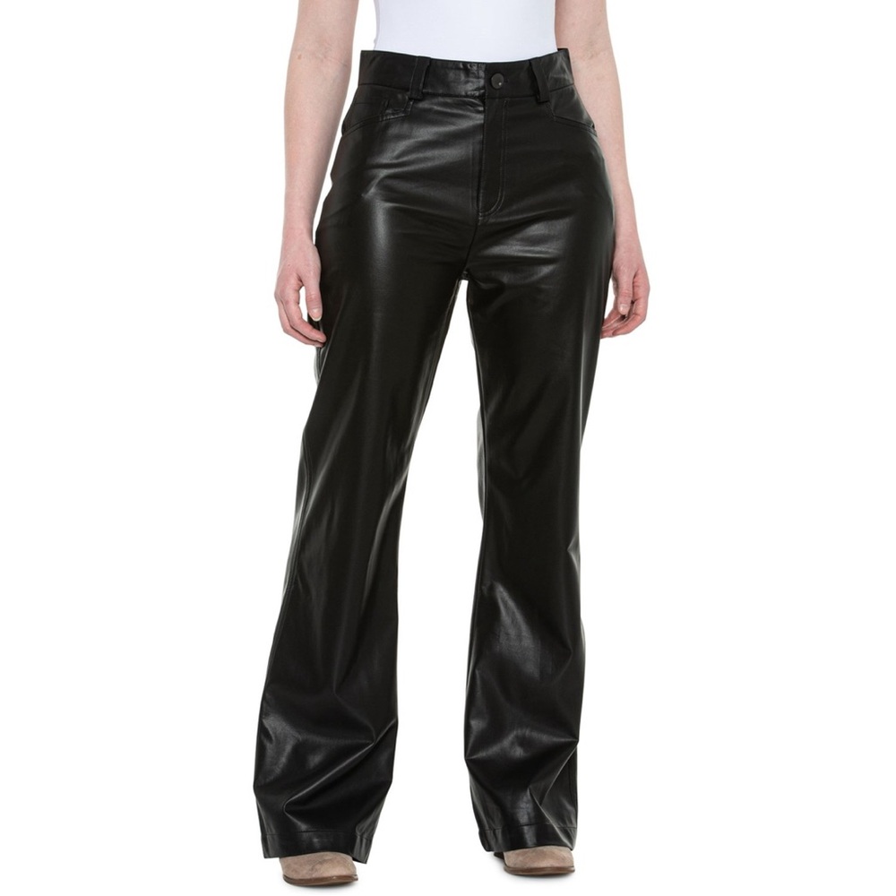 Alp-n-Rock Claren Faux-Leather Pants, Size S & M